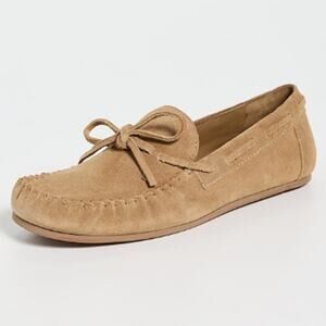Reformation Annette Suede Moccasin Loafers Size 7.5